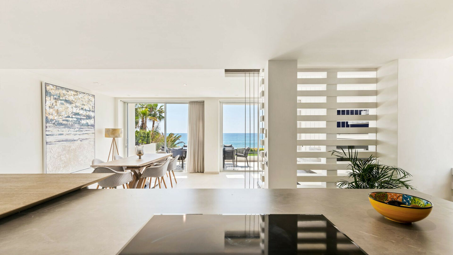 FOR SALE 🏡 Frontline Beach Villa with Panoramic Sea Views – La Cala de Mijas, Mijas