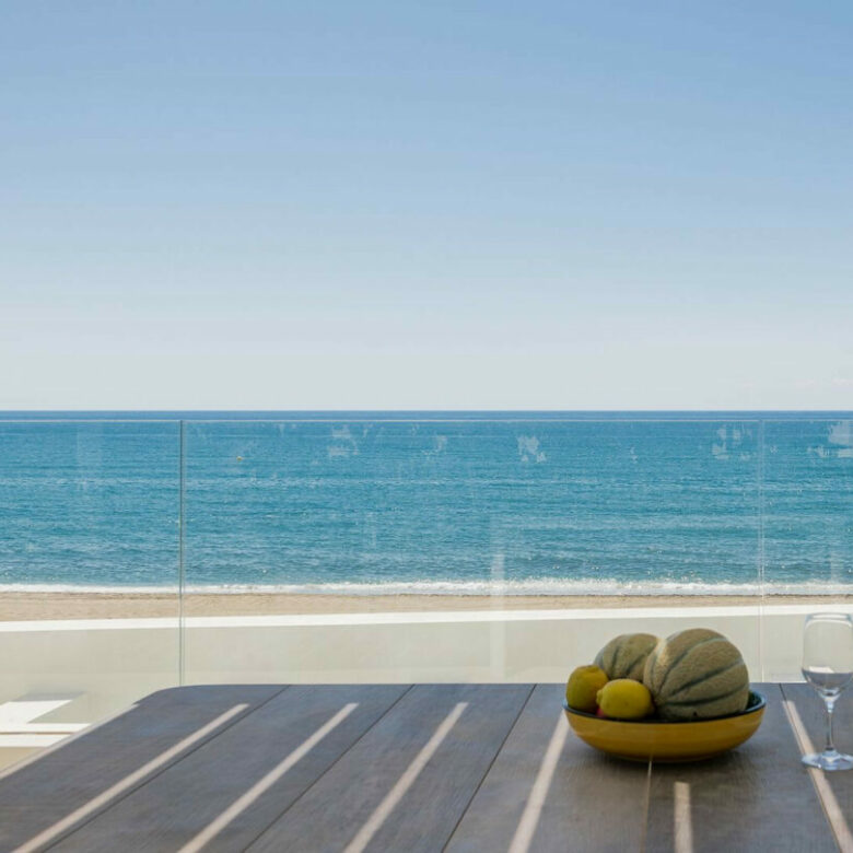 FOR SALE 🏡 Frontline Beach Villa with Panoramic Sea Views – La Cala de Mijas, Mijas