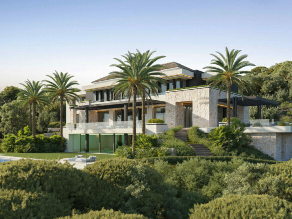 FOR SALE 🏡 Gated Estate Villa with Panoramic Sea, Gibraltar and Africa Views – La Zagaleta, Benahavís