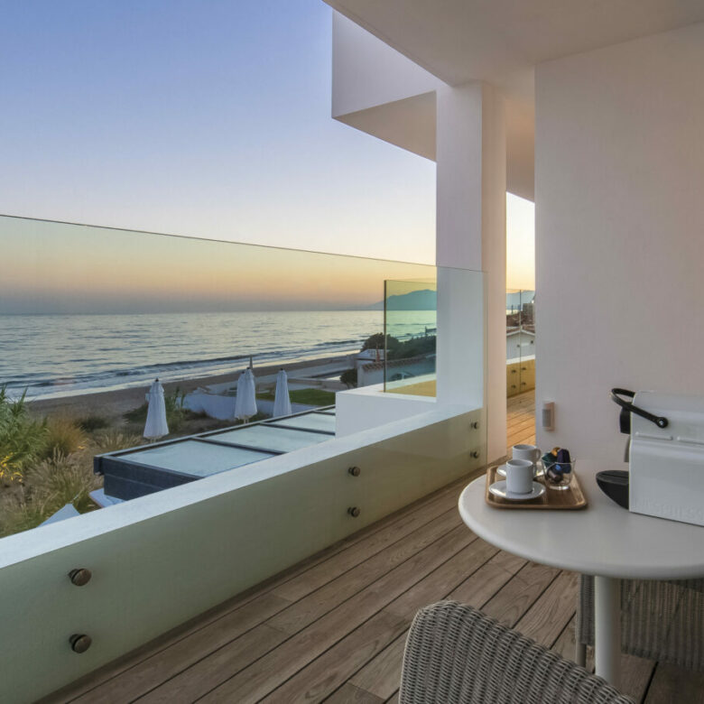 FOR SALE 🏡 Beachfront Villa with Direct Sand Access and Rooftop Wellness Deck – Costabella, Marbella