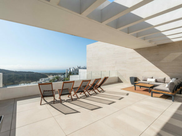 FOR SALE 🏡 Sea View Penthouse in a Gated Wellness Community – Palo Alto, Ojén