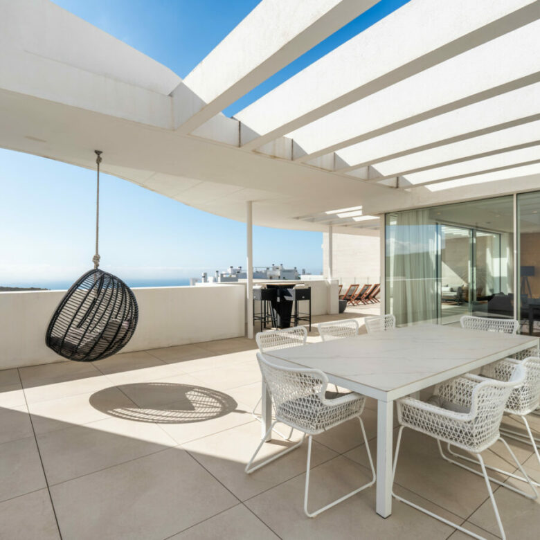 FOR SALE 🏡 Sea View Penthouse in a Gated Wellness Community – Palo Alto, Ojén
