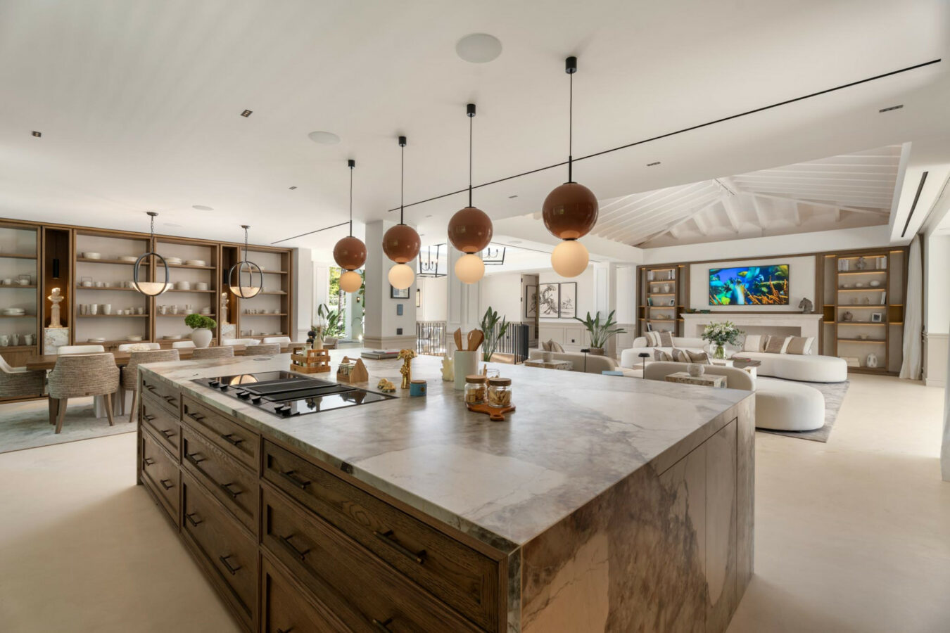 FOR SALE 🏡 Contemporary Golf Valley Villa with Indoor Wellness Spa, Cinema & Lagoon Pool – Nueva Andalucía, Marbella