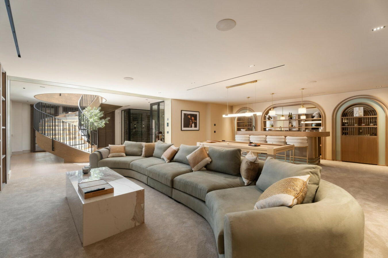 FOR SALE 🏡 Contemporary Golf Valley Villa with Indoor Wellness Spa, Cinema & Lagoon Pool – Nueva Andalucía, Marbella