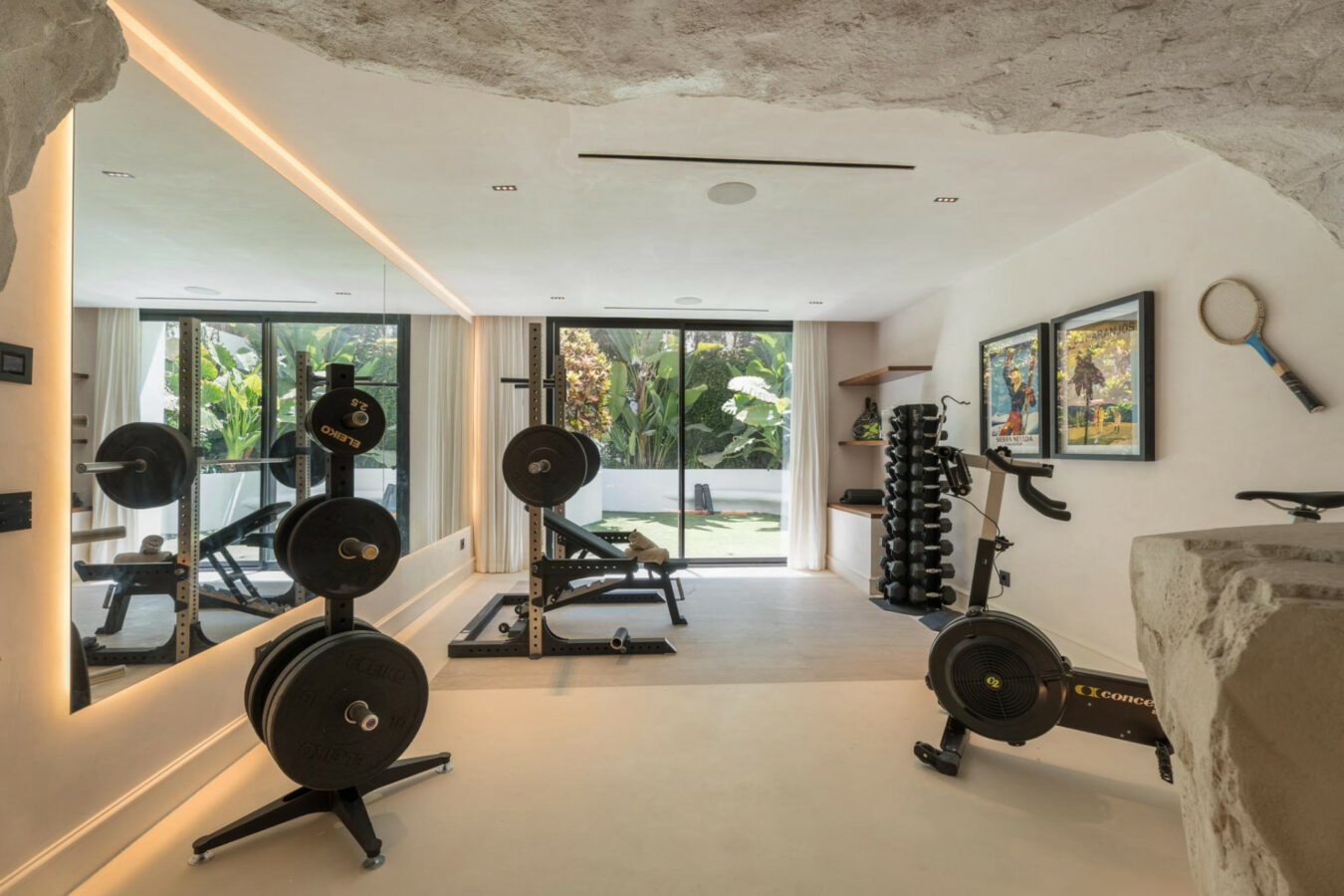 FOR SALE 🏡 Contemporary Golf Valley Villa with Indoor Wellness Spa, Cinema & Lagoon Pool – Nueva Andalucía, Marbella