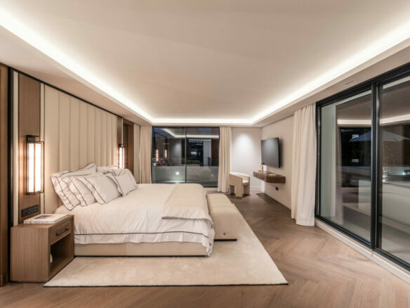 FOR SALE 🏡 Contemporary Golf Valley Villa with Spa, Cinema and Panoramic Views – Las Brisas, Nueva Andalucía