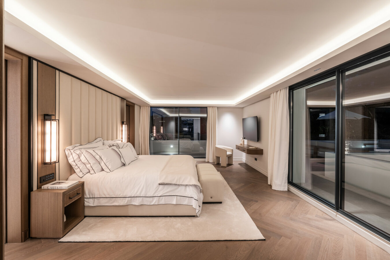FOR SALE 🏡 Contemporary Golf Valley Villa with Spa, Cinema and Panoramic Views – Las Brisas, Nueva Andalucía