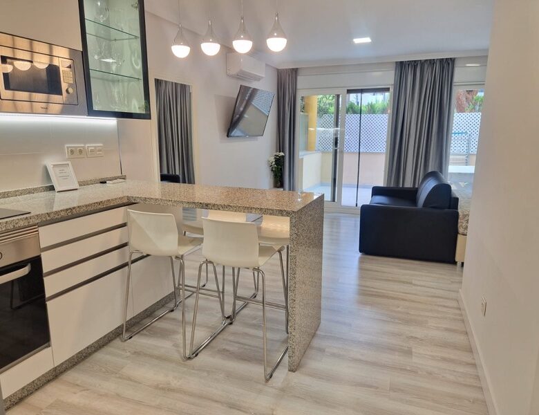 FOR SALE 🏡 Renovated Beachfront Studio next to Nikki Beach – Romano Playa, Elviria, Marbella