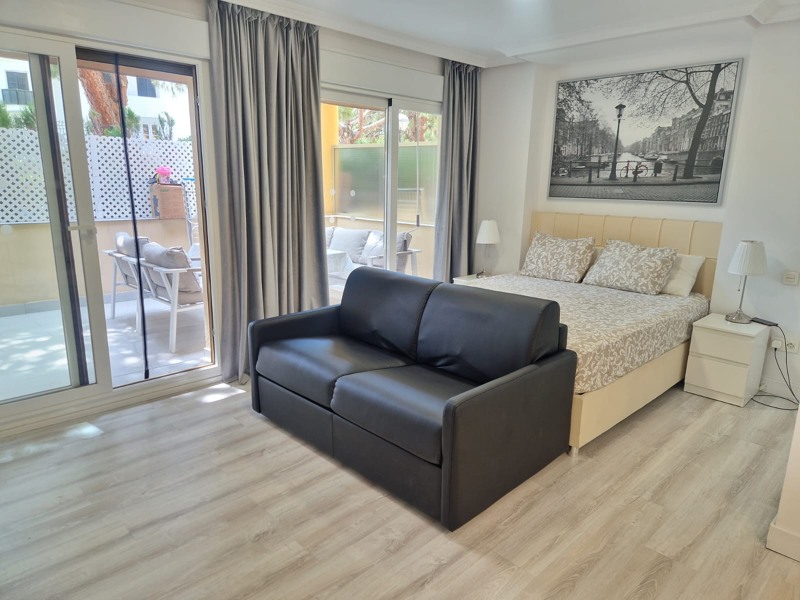 FOR SALE 🏡 Renovated Beachfront Studio next to Nikki Beach – Romano Playa, Elviria, Marbella