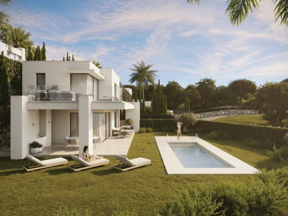 FOR SALE 🏡 Contemporary Four-Bedroom Villas with Private Pools and Panoramic Views – Mijas