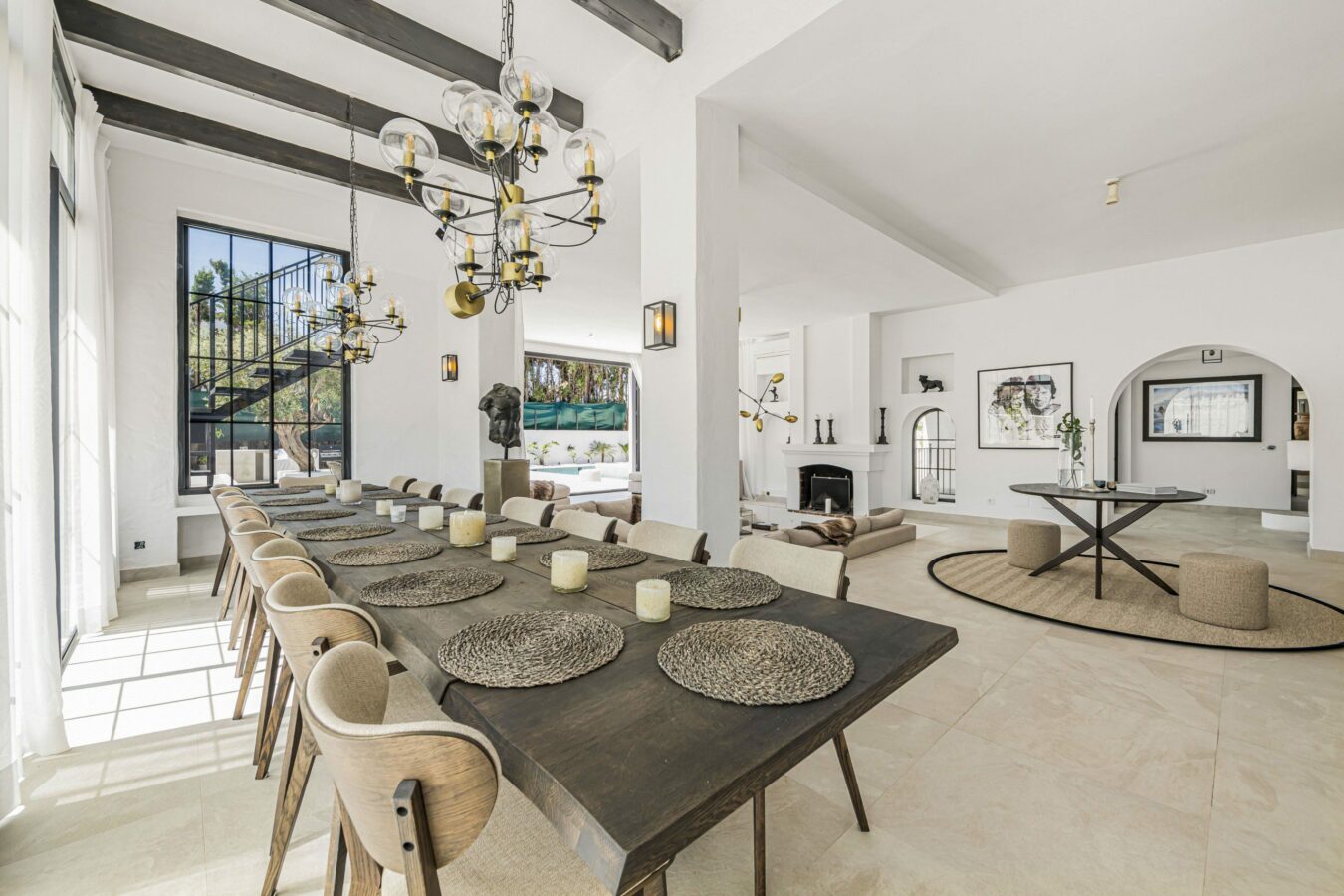 FOR RENT 🏡 8 Bedroom Beachside Villa with Rooftop Terrace – Cortijo Blanco, San Pedro, Marbella