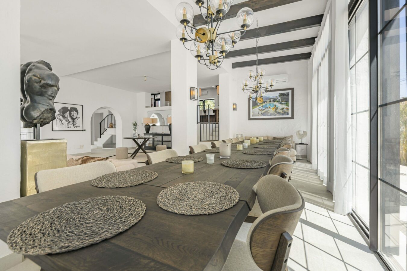 FOR RENT 🏡 8 Bedroom Beachside Villa with Rooftop Terrace – Cortijo Blanco, San Pedro, Marbella
