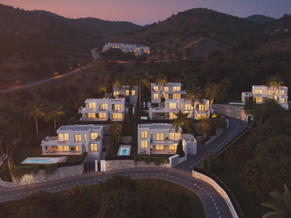 FOR SALE 🏡 Contemporary Four-Bedroom Villas with Private Pools and Panoramic Views – Mijas