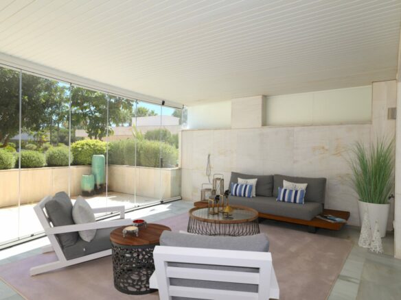 FOR SALE 🏡 Ground Floor Two-Bedroom Apartment with Oversized Terrace – Embrujo de Banús, Puerto Banús 🇪🇸