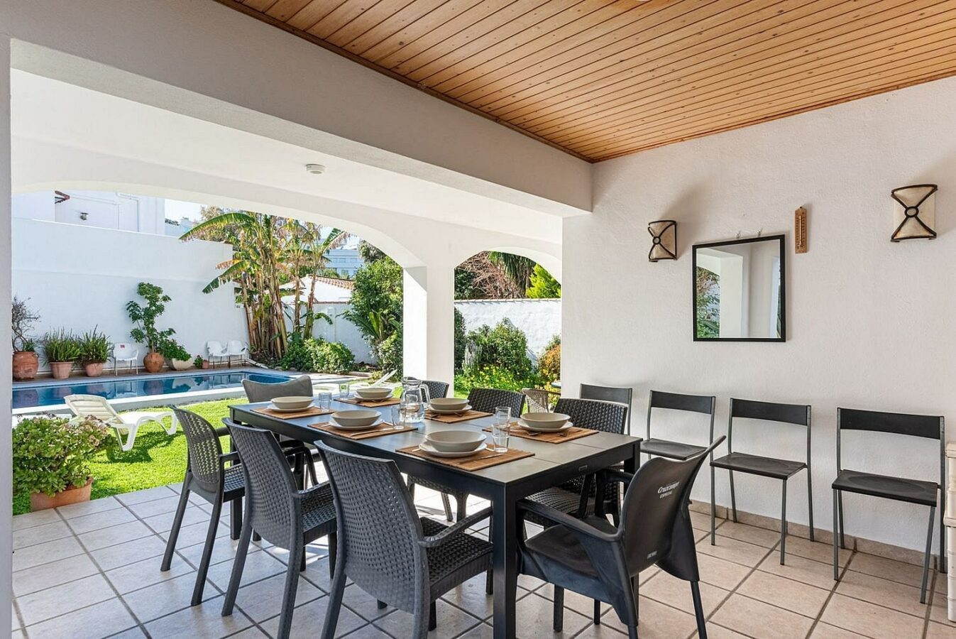 Beachside villa 100 m from the sea with roof terrace and pool Linda Vista Baja San Pedro