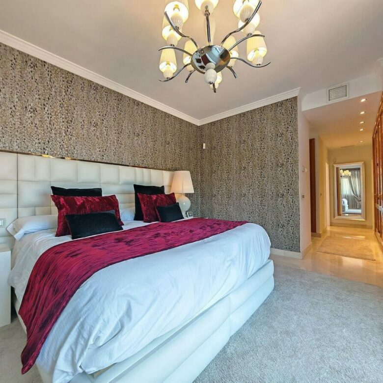 Spacious south-west facing villa with pool steps from the beach in Elviria, Marbella