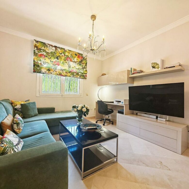 Spacious south-west facing villa with pool steps from the beach in Elviria, Marbella