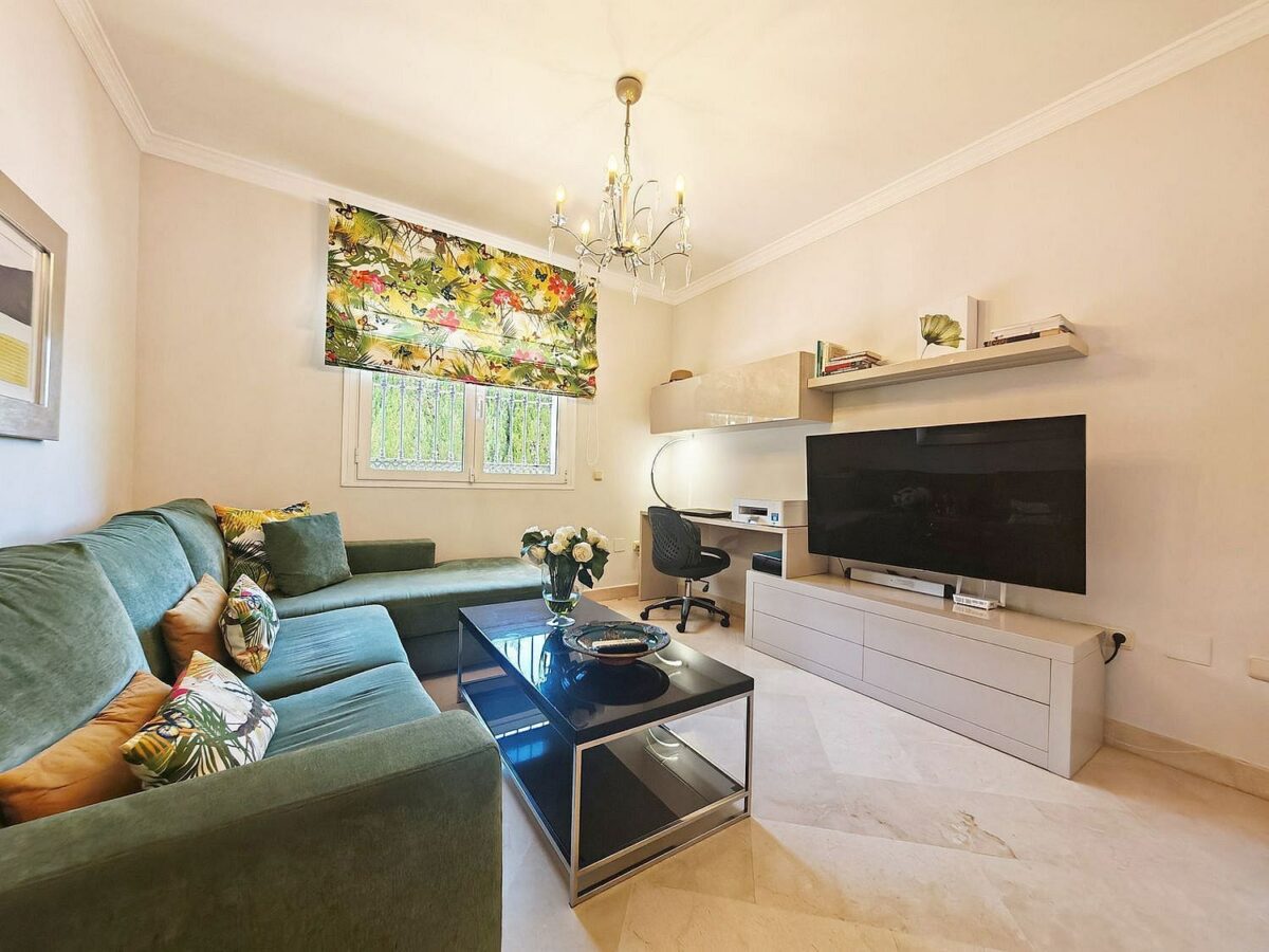 Spacious south-west facing villa with pool steps from the beach in Elviria, Marbella