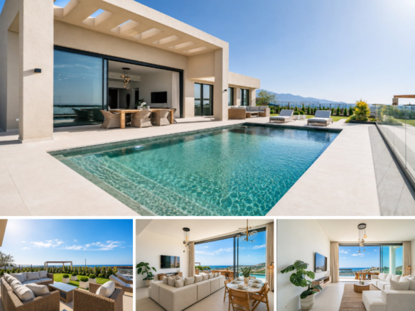 BRAND-NEW VILLA FOR SALE | BENAHAVÍS 🇪🇸 PANORAMIC SEA VIEWS · GATED COMMUNITY