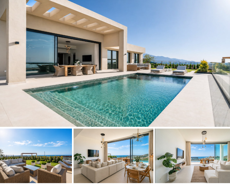 BRAND-NEW VILLA FOR SALE | BENAHAVÍS 🇪🇸 PANORAMIC SEA VIEWS · GATED COMMUNITY