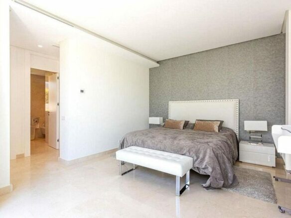 Contemporary villa with sea views and pool in a gated community, Rio Real, Marbella