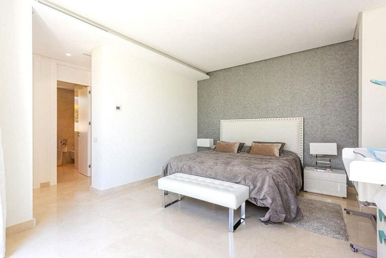 Contemporary villa with sea views and pool in a gated community, Rio Real, Marbella