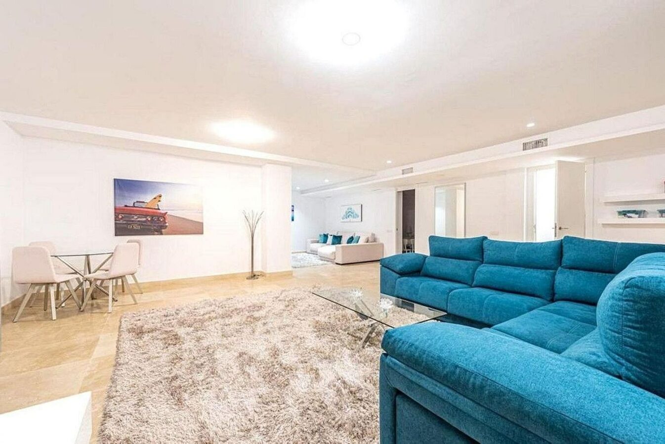 Contemporary villa with sea views and pool in a gated community, Rio Real, Marbella