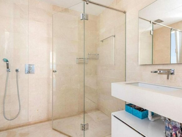 Contemporary villa with sea views and pool in a gated community, Rio Real, Marbella