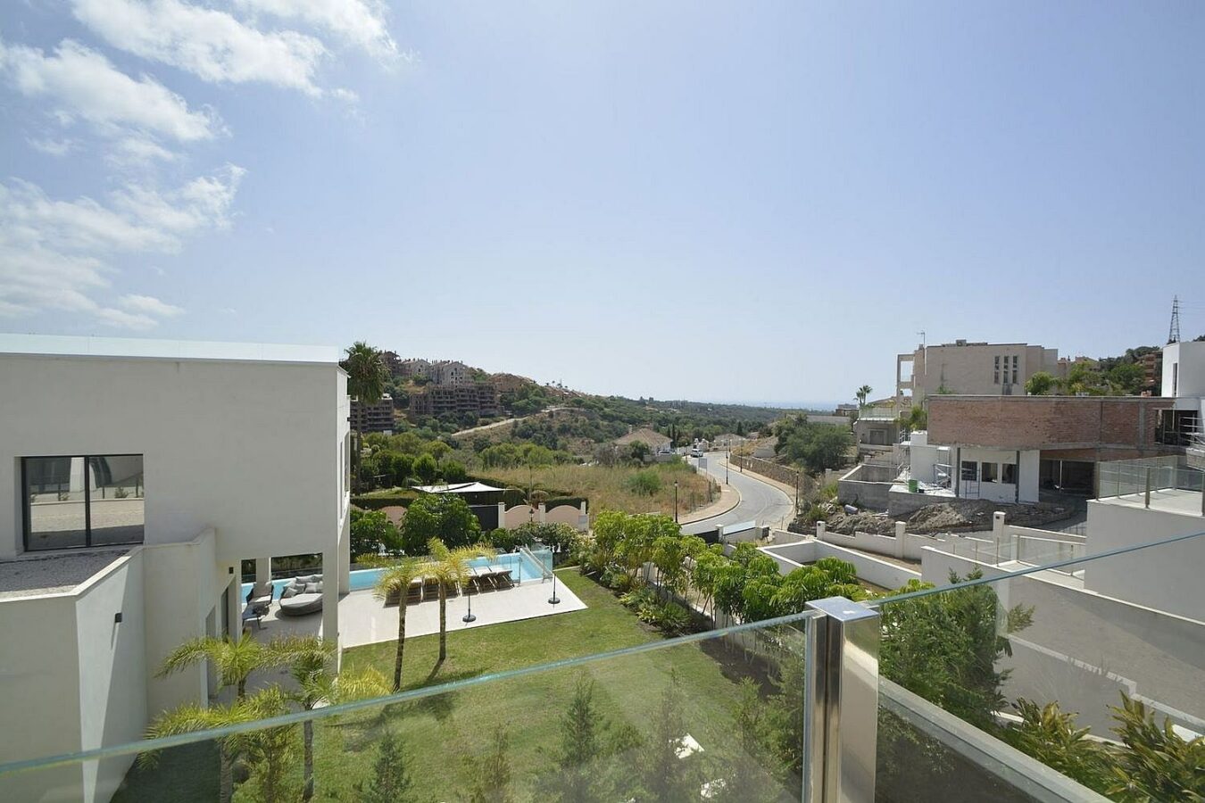 Contemporary villa with pool near Santa Maria Golf in Elviria, Marbella
