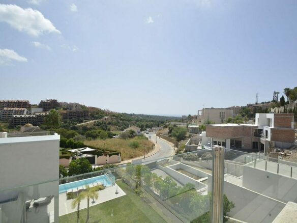 Contemporary villa with pool near Santa Maria Golf in Elviria, Marbella