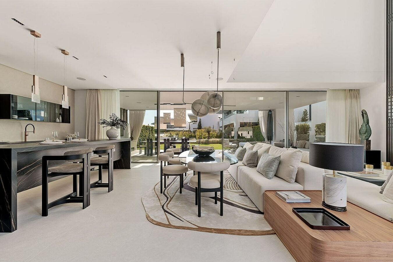 Contemporary villa in gated community Golden Mile Marbella