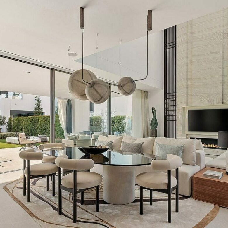 Contemporary villa in gated community Golden Mile Marbella