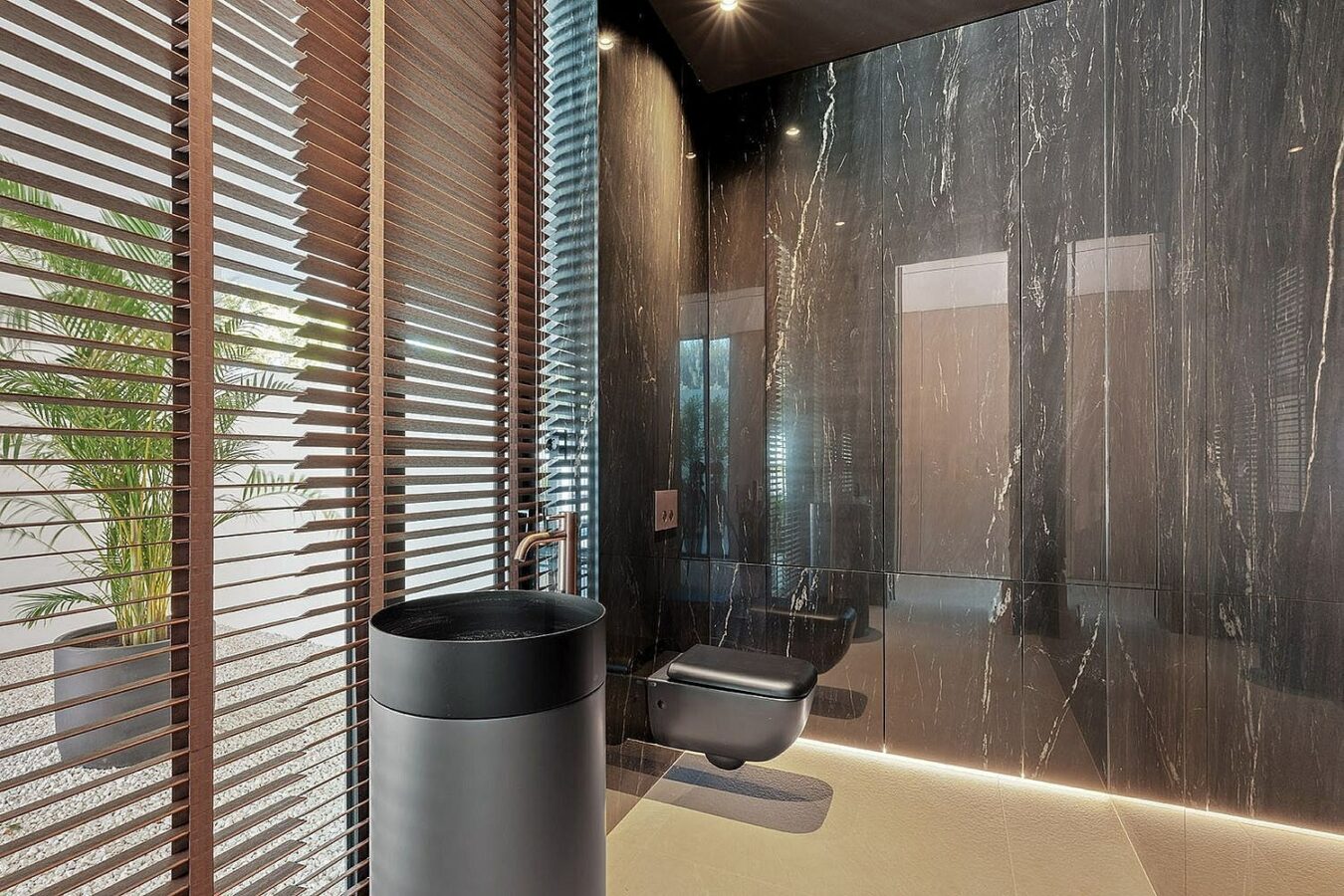 Contemporary villa in gated community Golden Mile Marbella