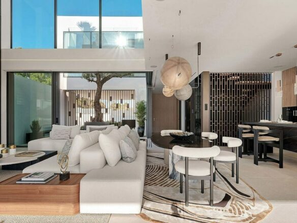 Contemporary villa in gated community Golden Mile Marbella