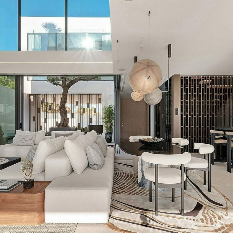 Contemporary villa in gated community Golden Mile Marbella