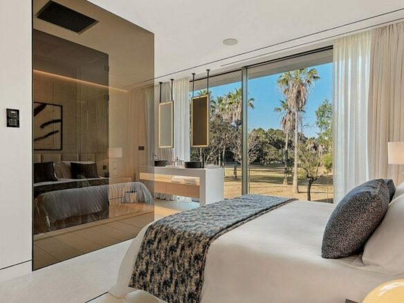 Contemporary villa in gated community Golden Mile Marbella