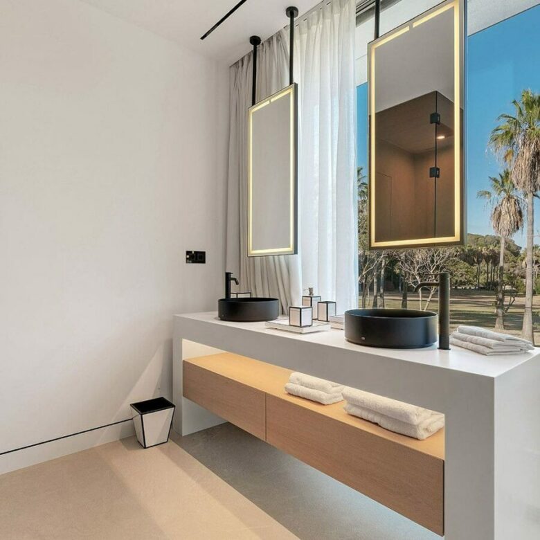 Contemporary villa in gated community Golden Mile Marbella