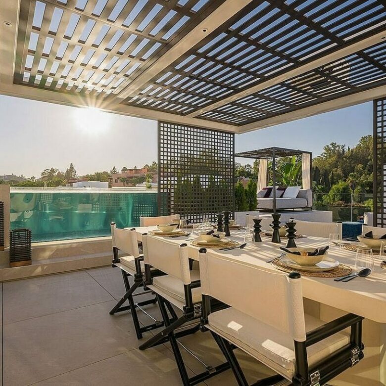 Contemporary villa in gated community Golden Mile Marbella