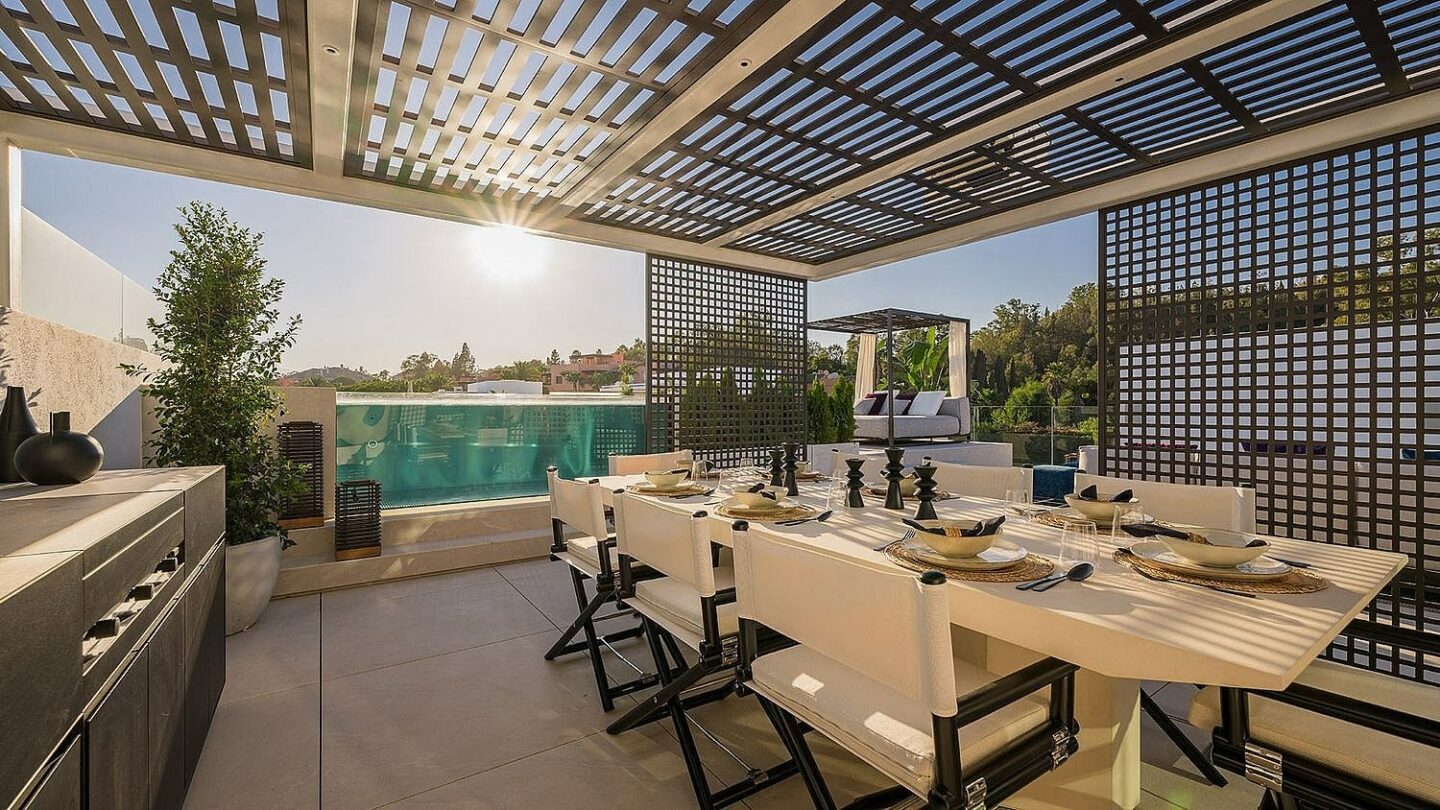 Contemporary villa in gated community Golden Mile Marbella