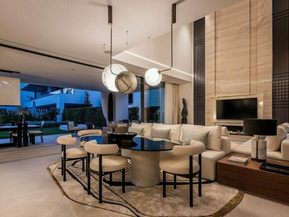 Contemporary villa in gated community Golden Mile Marbella
