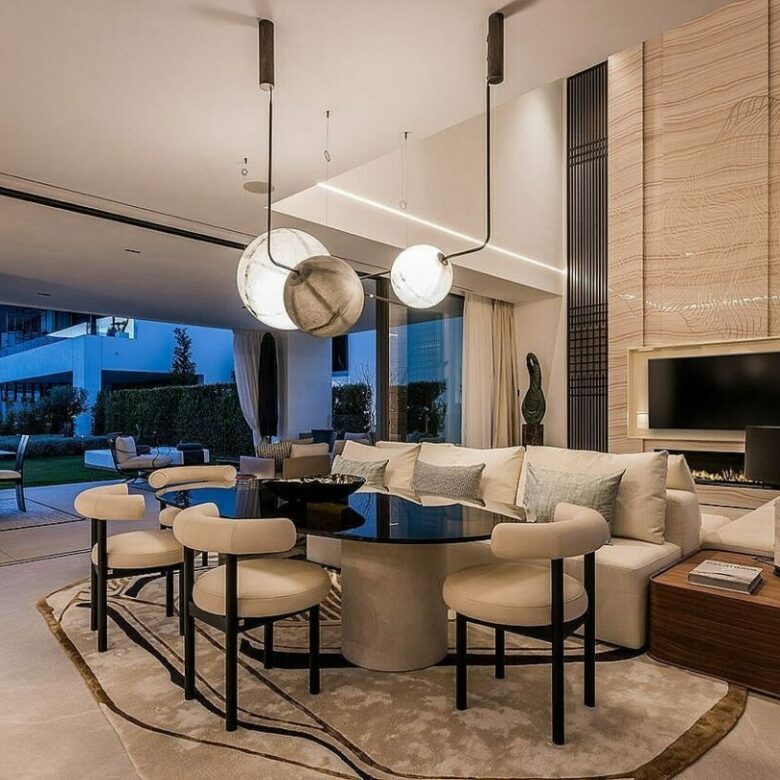 Contemporary villa in gated community Golden Mile Marbella