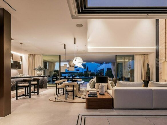 Contemporary villa in gated community Golden Mile Marbella