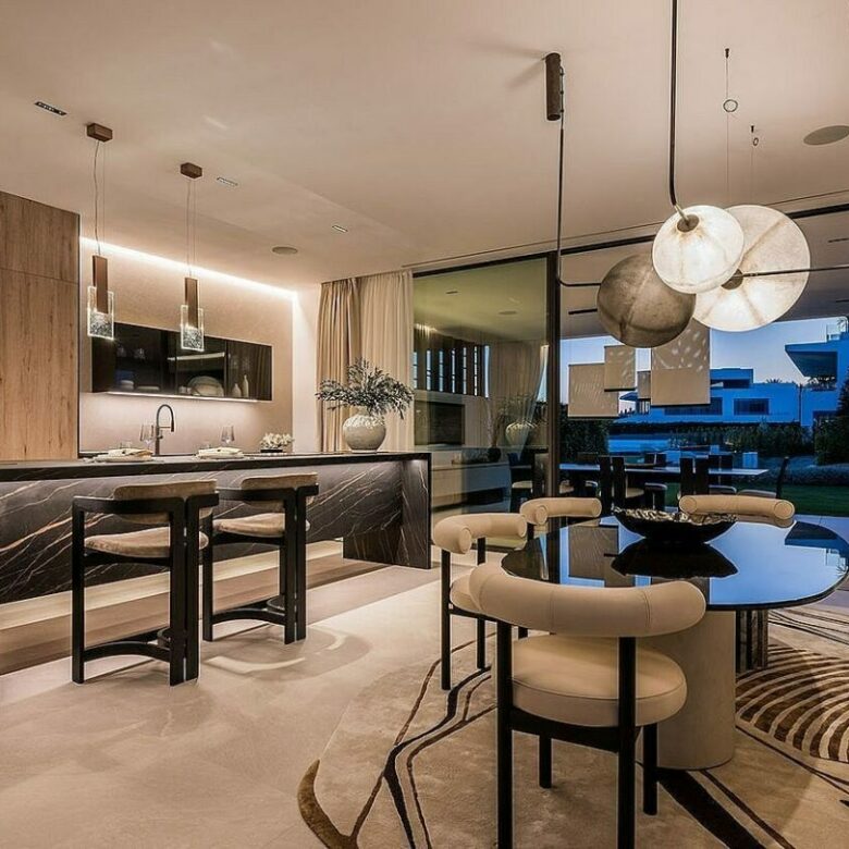Contemporary villa in gated community Golden Mile Marbella