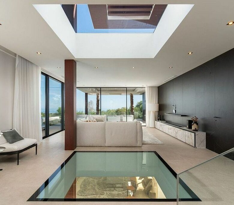 FOR SALE 🏡 Contemporary Five-Bedroom Villa with Infinity Pool and Panoramic Sea Views – Los Flamingos Golf, Benahavís 🇪🇸