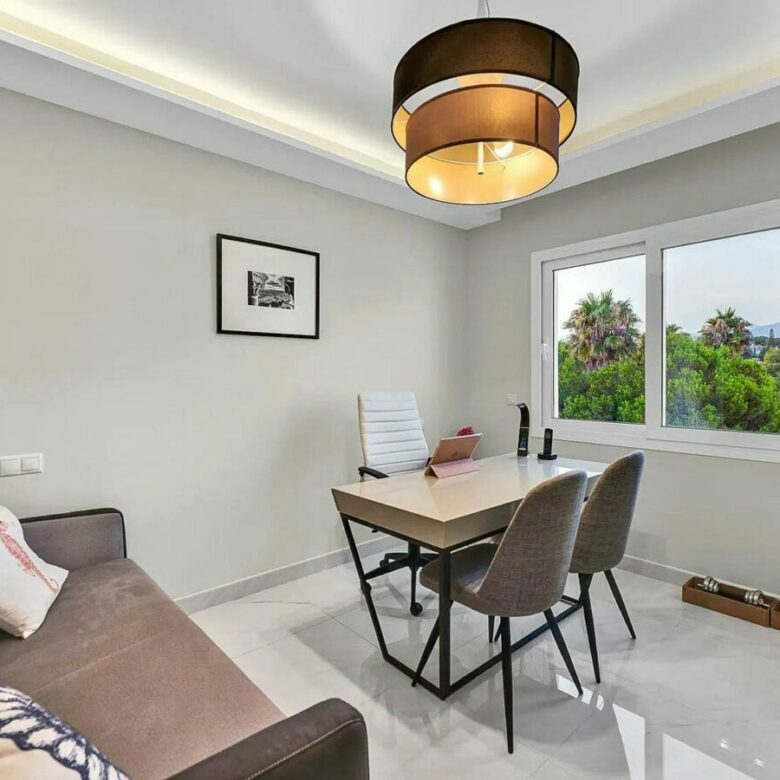 Contemporary villa with rooftop terrace and sea views in Nueva Andalucia, Marbella