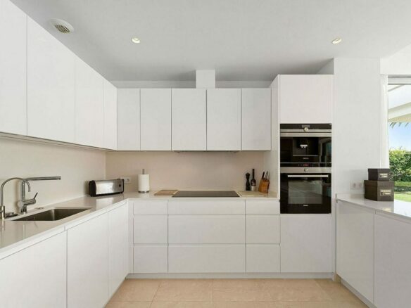 West-facing contemporary villa with pool in a gated community, Rio Real, Marbella East