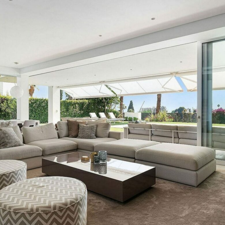 West-facing contemporary villa with pool in a gated community, Rio Real, Marbella East