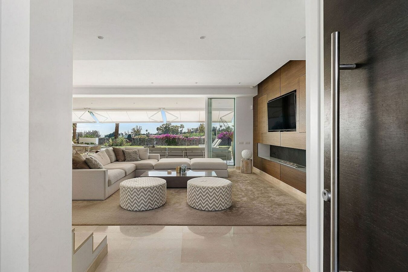 West-facing contemporary villa with pool in a gated community, Rio Real, Marbella East