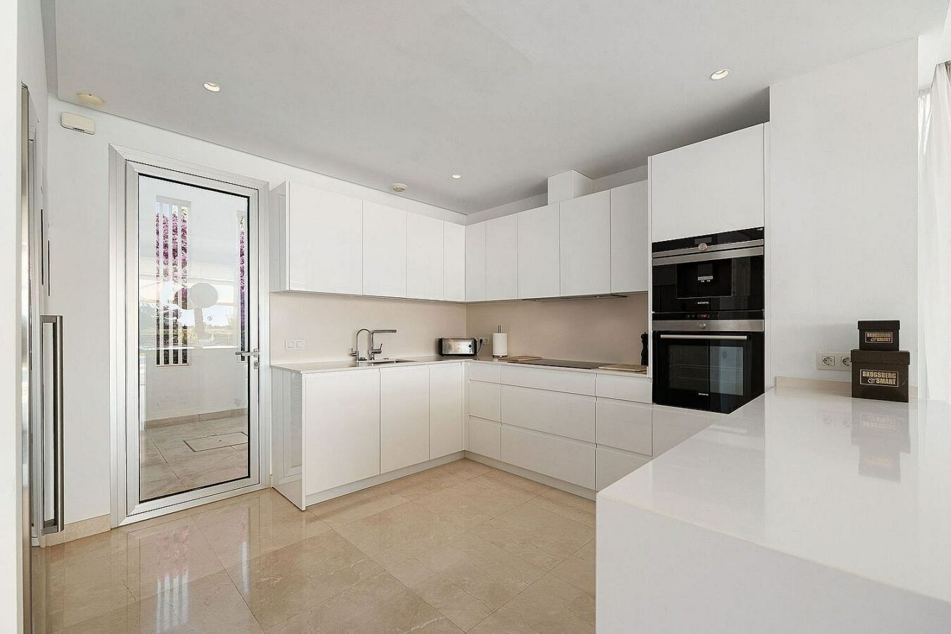 West-facing contemporary villa with pool in a gated community, Rio Real, Marbella East