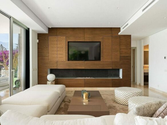 West-facing contemporary villa with pool in a gated community, Rio Real, Marbella East